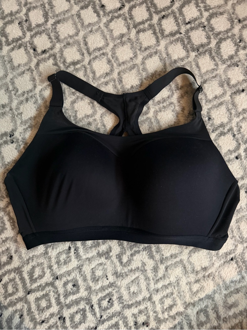 Victoria’s Secret Black Women's Racerback Sports Bra, Size 40D, like new